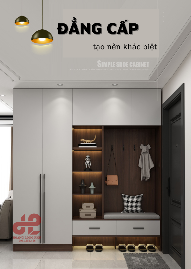 thiết kế tủ giày chung cư đẹp thiết kế tủ giày chung cư đẹp